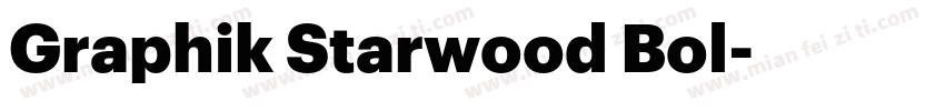 Graphik Starwood Bol字体转换